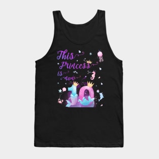 This Princess Is Now Ten Years Old 10th Girl Cute Birthday Tank Top